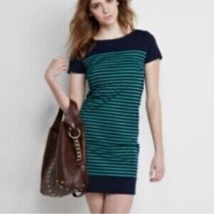 LAUNDRY BY SHELLI SEGAL - Green Navy Dress!